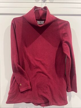 Dudley Stephens - Cobble Hill Turtleneck - maroon - size M - good condition